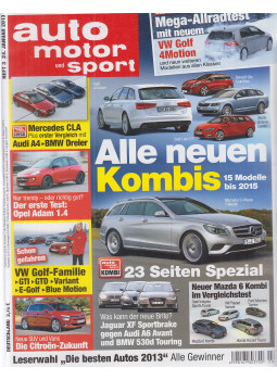 Bernd Ostmann, Paul Pietsch - Auto Motor und Sport - Heft 3 24. Januar 2013 Bernd Ostmann, Paul Pietsch - Auto Motor und Sport - Heft 3 24. Januar 2013, Stuttgart 2013 antikvár könyv