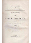 Toldy István - Elmélkedések az egyházreformról