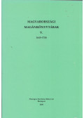 Czeglédi László,Kruppa Tamás,Monok István - Magyarországi magánkönyvtárak V. 1643-1750