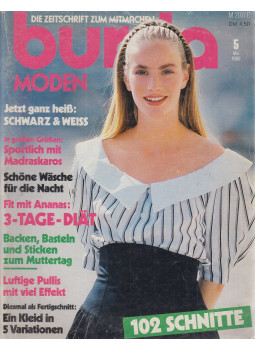 Susanne Reinl (szerk.), Ingrid Küderle (szerk.) - Burda Moden 1988/5. Mai (német) Susanne Reinl (szerk.), Ingrid Küderle (szerk.) - Burda Moden 1988/5. Mai (német), Offenburg 1988 antikvár könyv