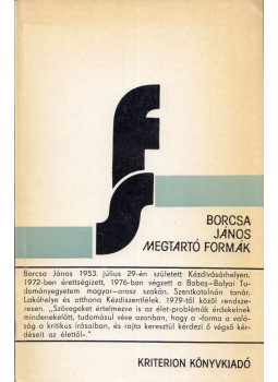 Borcsa János - Megtartó formák Borcsa János - Megtartó formák, Bukarest 1984 antikvár könyv