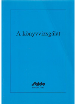 Dr. Bartók Nagy András - A könyvvizsgálat Dr. Bartók Nagy András - A könyvvizsgálat, Budapest 1993 antikvár könyv