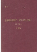  - Harcászati Szabályzat II. - Alaki határozványok