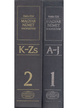 Halász Előd - Magyar-német nagyszótár I-II. Halász Előd - Magyar-német nagyszótár I-II., Budapest 1983 antikvár könyv