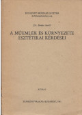 Budai Aurél - A műemlék és környezete esztétikai kérdései