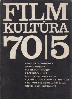 Bíró Yvette - Filmkultúra 70/5, Budapest 1970 antikvár könyv