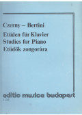 Czerny,Bertini - Etűdök zongorára