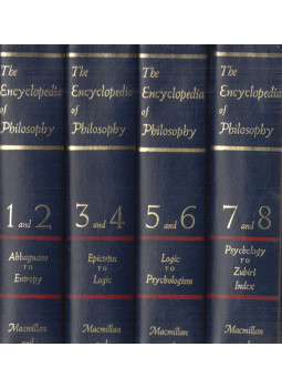 Paul Edwards - The Encylopedia of Philosophy Volumes 1-8 (4 kötetben), New York 1972 antikvár könyv