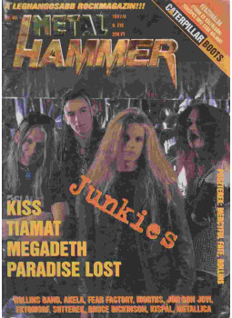 Cselőtei László, Lénárd László - Új Metal Hammer H 1997/6. Cselőtei László, Lénárd László - Új Metal Hammer H 1997/6., Budapest 1997 antikvár könyv