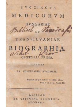 Weszprémi István - Succinta medicorum Hungariae et Transilvaniae biographia, null 0 antikvár könyv