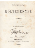  - Tárkányi B. J. költeményei / Talabér János költeményei