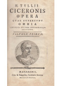 Marcus Tullius Cicero - M. Tullii Ciceronis Opera omnia I.