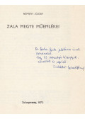 Németh József - Zala megye műemlékei (dedikált)
