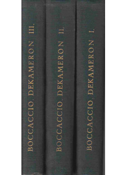 Giovanni Boccaccio - Dekameron I–III. [Teljes], Budapest 0 antikvár könyv