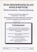 Molnár Pál - Élelmiszervizsgálati Közlemények LIV. kötet 2008/1. füzet