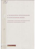 Belyó Pál,Becsei József,Nyers József,Szabó László - A technológia színvonalának és diffúziójának mérése a rendszeres statisztikai adatszolgáltatás másodlagos feldolgozása alapján