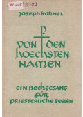 Kühnel, Joseph - Von den höchsten Namen
