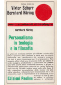 Bernhard Haring - Personalismo in teologia e filosofia