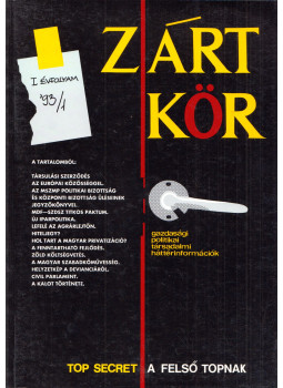 Varga Csaba (szerk.) - Zárt Kör 1993/1. szám Varga Csaba (szerk.) - Zárt Kör 1993/1. szám, Budapest 1993 antikvár könyv