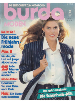 Ingrid Küderle (szerk.), Susanne Reinl (szerk.), Aenne Burda (szerk.) - Burda Moden 1988/2. Februar (német) Ingrid Küderle (szerk.), Susanne Reinl (szerk.), Aenne Burda (szerk.) - Burda Moden 1988/2. Februar (német), Offenburg 1988 antikvár könyv