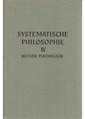 Meyer, Hans,Rüfner, Vinzenz - Systematische Philosophie IV.