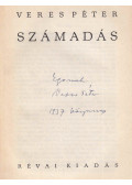Veres Péter - Számadás (dedikált, aláírt)