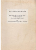 Dr. Horváth Zsuzsanna,Dr. Siller Irén,Dr. Vetter János - Növénytani gyakorlatok