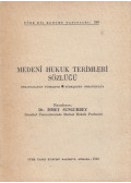 Ismet Sungurbey - Medeni hukuk terimleri sözlügü