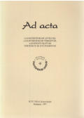 Szijj Jolán (szerk.),Jankó Annamária,Csárádi József - Ad acta