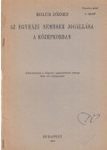 Holub József - Az egyházi nemesek jogállása a középkorban