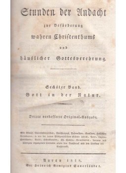  - Stunden der Andacht VI.