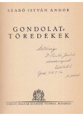 Szabó István Andor - Gondolattöredékek (dedikált)