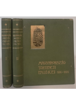 Czobor Béla, Szalay Imre - Magyarország történeti emlékei  I-II., Budapest 1903 antikvár könyv