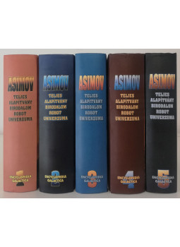 Isaac Asimov - Isaac Asimov Teljes Alapítvány-Birodalom-Robot Univerzuma I-V., Szeged 2002 antikvár könyv