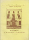 Regele Károlyné,Téczelyné Balázs Zsuzsa - A Pécsi Széchenyi István Gimnázium és Ipari Hírközlési Szakközépiskola évkönyve az 1992-93-es tanévről az intézet fennállásának 135. évében
