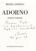 Mezei András - Adorno (dedikált)