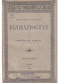 Csecsetka Sámuel - Magyarhoni evangélikus egyházjogtan