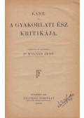 Kant, Immanuel - A gyakorlati ész kritikája
