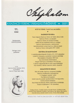 Kováts Dániel (szerk.) - Széphalom 11. kötet Kováts Dániel (szerk.) - Széphalom 11. kötet, Sátoraljaújhely 2001 antikvár könyv