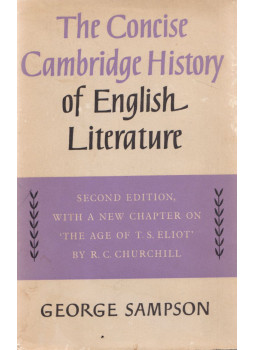 George Sampson - The Concise Cambridge History of English Literature, null 1961 antikvár könyv