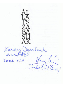 Darvas László - Állatszabásúak (dedikált) Darvas László - Állatszabásúak (dedikált), Budapest 2001 antikvár könyv