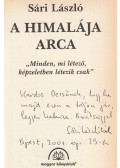 Sári László - A Himalája arca (dedikált)