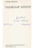 Vidor Miklós - Vasárnap döntő (dedikált)