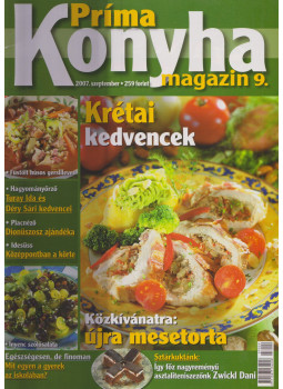 Hargitai György - Príma Konyha magazin 2007. szeptember, Budapest 2007 antikvár könyv