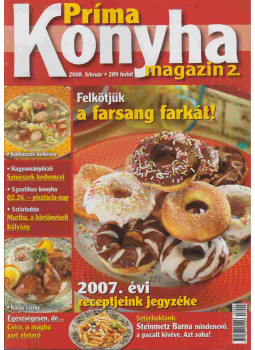 Hargitai György - Príma Konyha magazin 2008. február, Budapest 2008 antikvár könyv