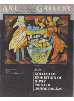 Dutka Sándor - Collected Exhibition of Gipsy Painter János Balázs, Budapest 1988 antikvár könyv