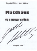 Bocsák Miklós,Imre Mátyás - Matthäus és a magyar valóság (aláírt)