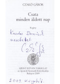 Czakó Gábor - Csata minden áldott nap (dedikált)