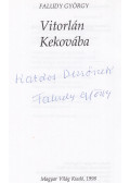 Faludy György - Vitorlán Kekovába (dedikált)