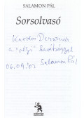 Salamon Pál - Sorsolvasó (dedikált)